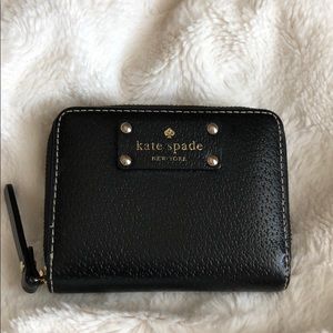 Kate Spade mini black wallet